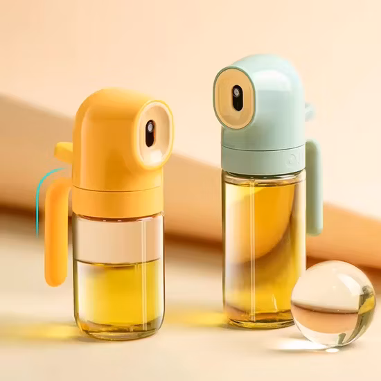Dispenser da cucina Bottiglie di vetro Spruzzatore da cucina Ampolla da 300 ml Bottiglia dispenser per olio d'oliva e aceto